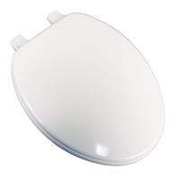 SEA EF-WH-ECO - BENEKE ELONGATED ENAMELED WOOD TOILET SEAT WHITE COLOR 