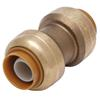 SHA UR008 - 1/2INCH BRASS SHARKBITE COUPLING PUSH CONNECT X PUSH CONNECT 